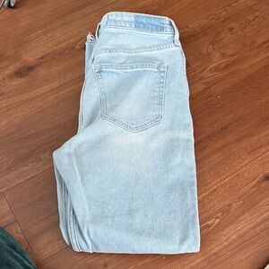 Hollister Women's Light Blue Ankle Jeans